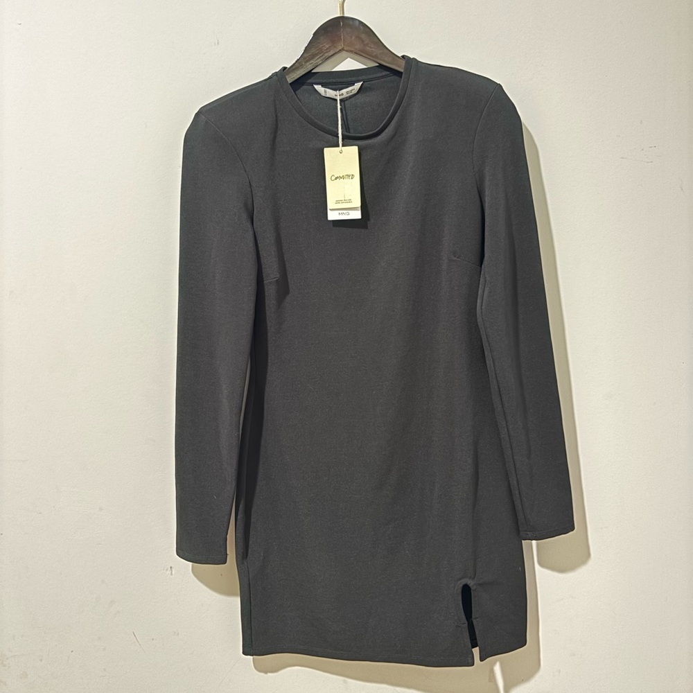 Mango Long Sleeve Dress